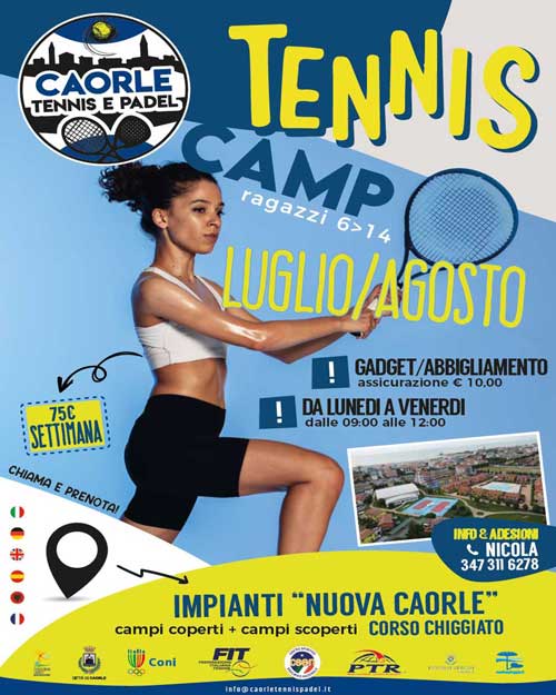 Tennis Camp Luglio Agosto 2022