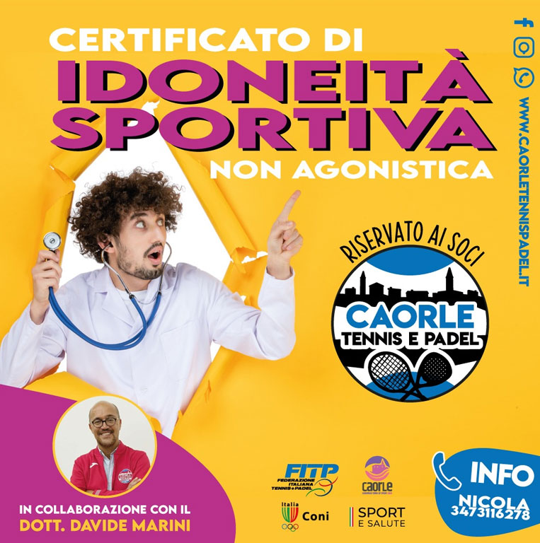 Certificato di idoneita sportiva non agnostica